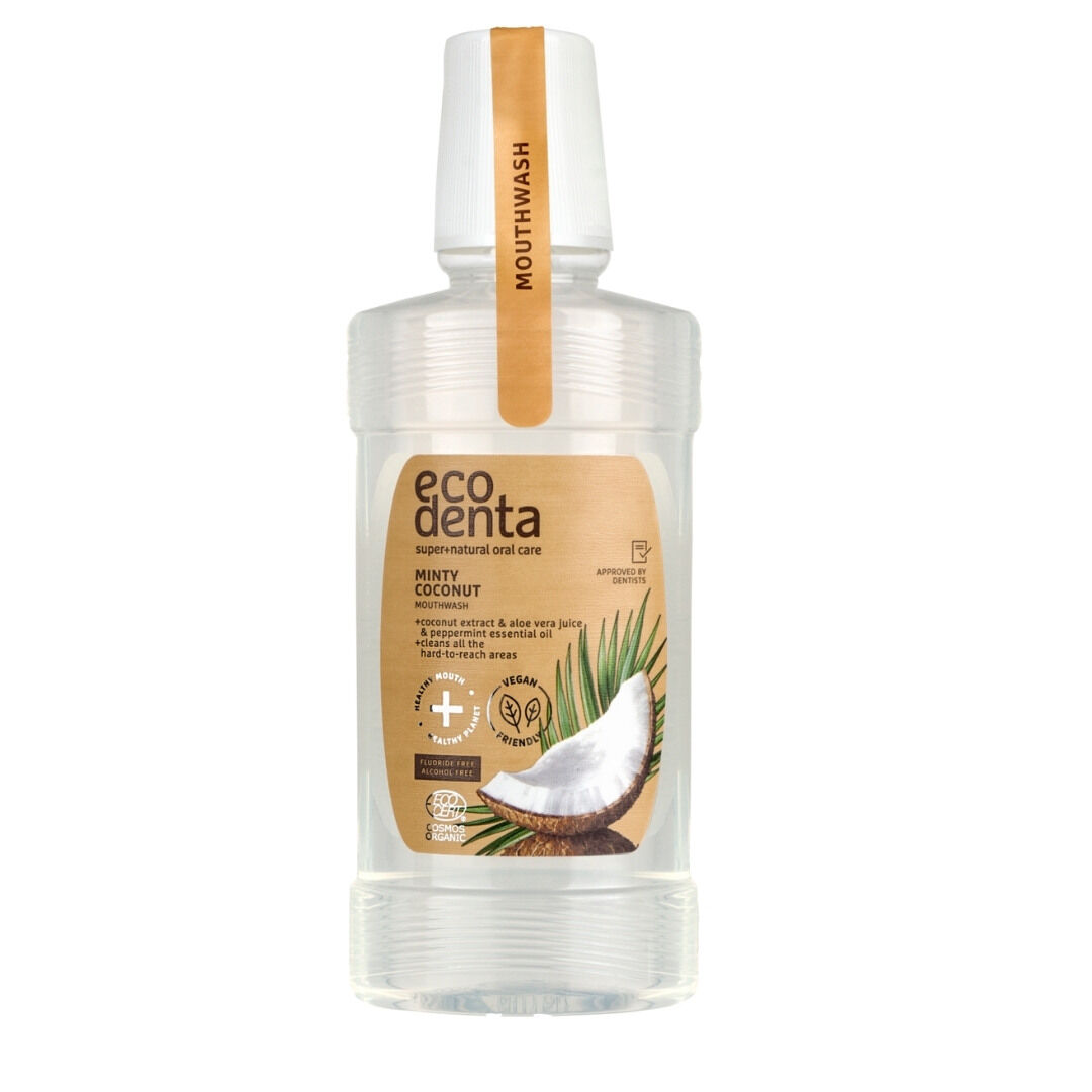 Munnskyllevann Kokosnøtt Peppermynte u/fluor 250ml