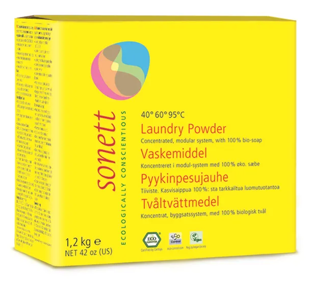 Vaskepulver Hvitt & Farget tøy 1,2 kg