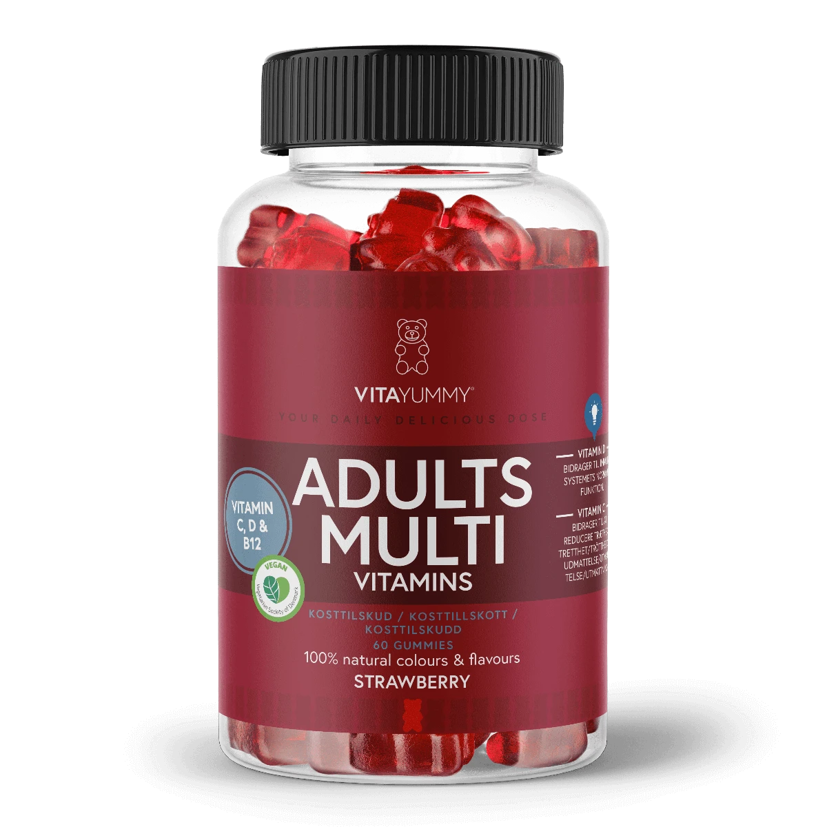 Adults Multi Vitamins Jordbær