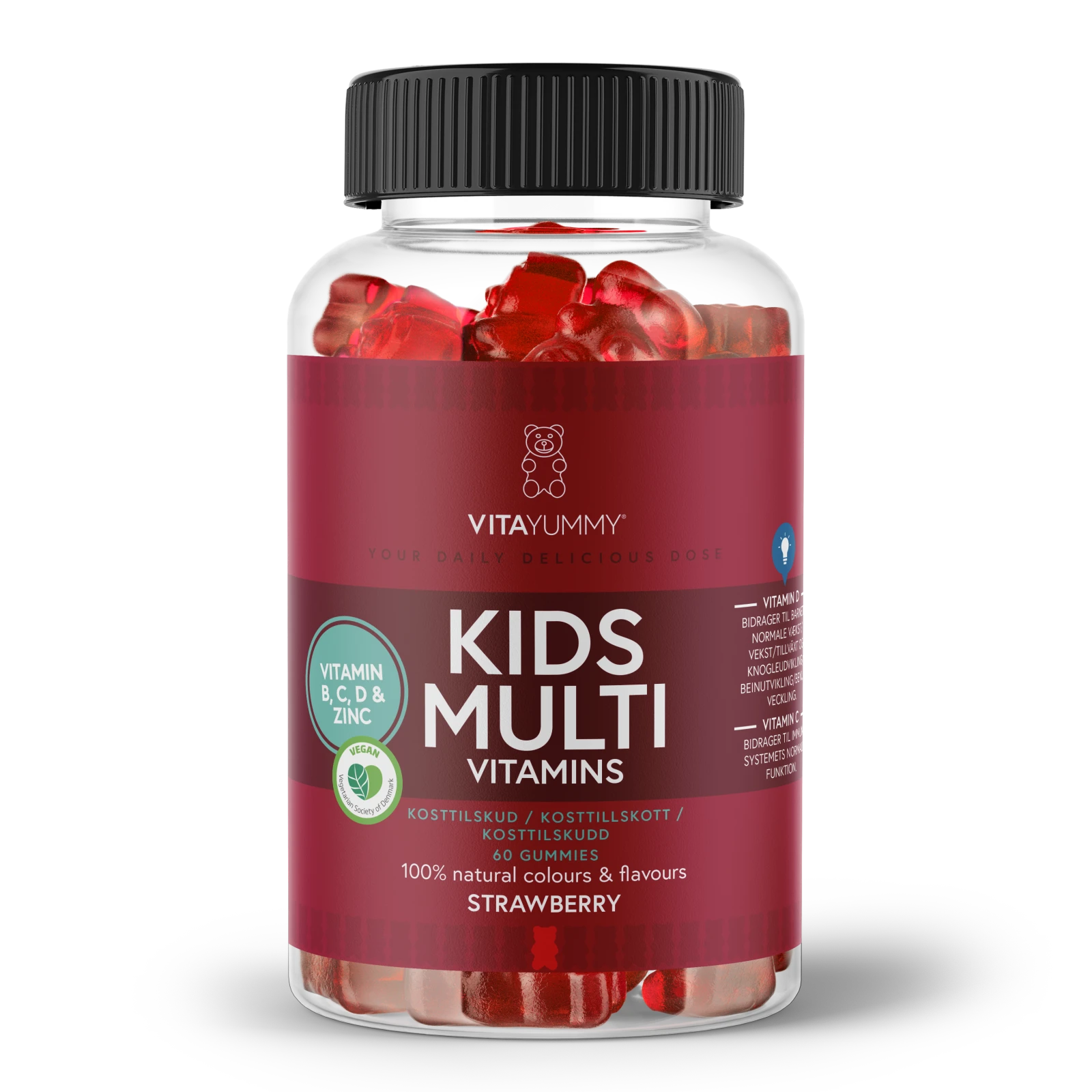 Kids Multi Vitamins Jordbær