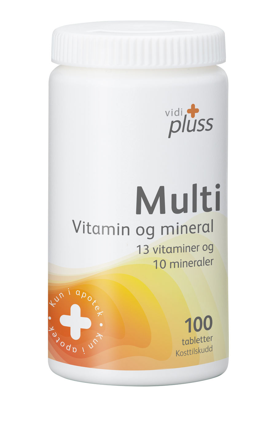 Multi Vitamin & Mineral 100 tabletter