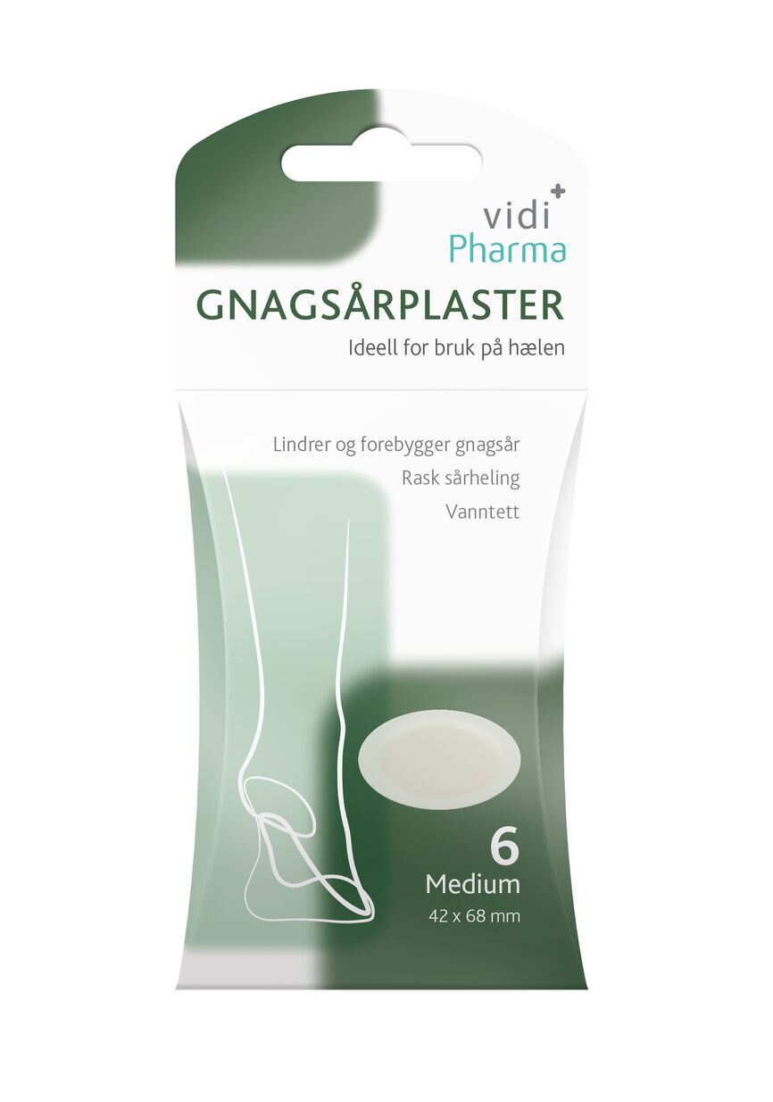 Vidi Pharma gnagsårplaster medium 6 stk