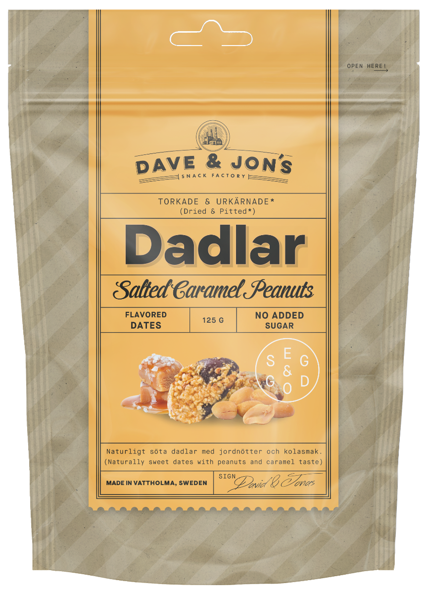 Dadler Salty Caramel Peanut 125 g