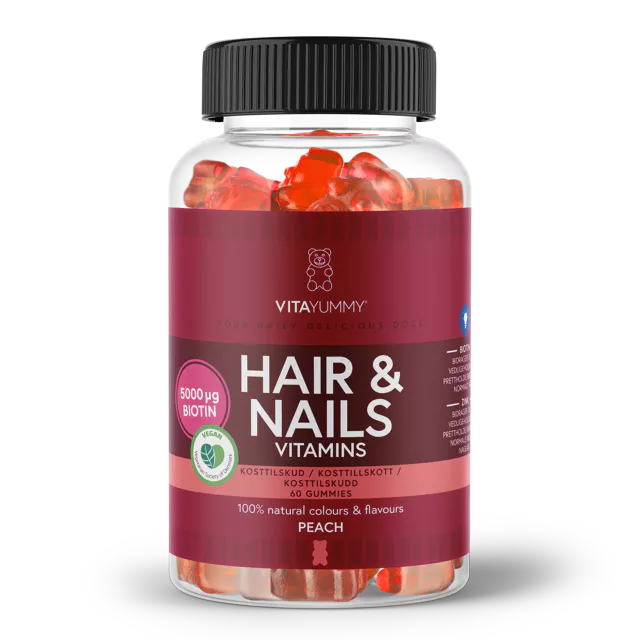 Hair & Nails vitamins fersken - 06/26