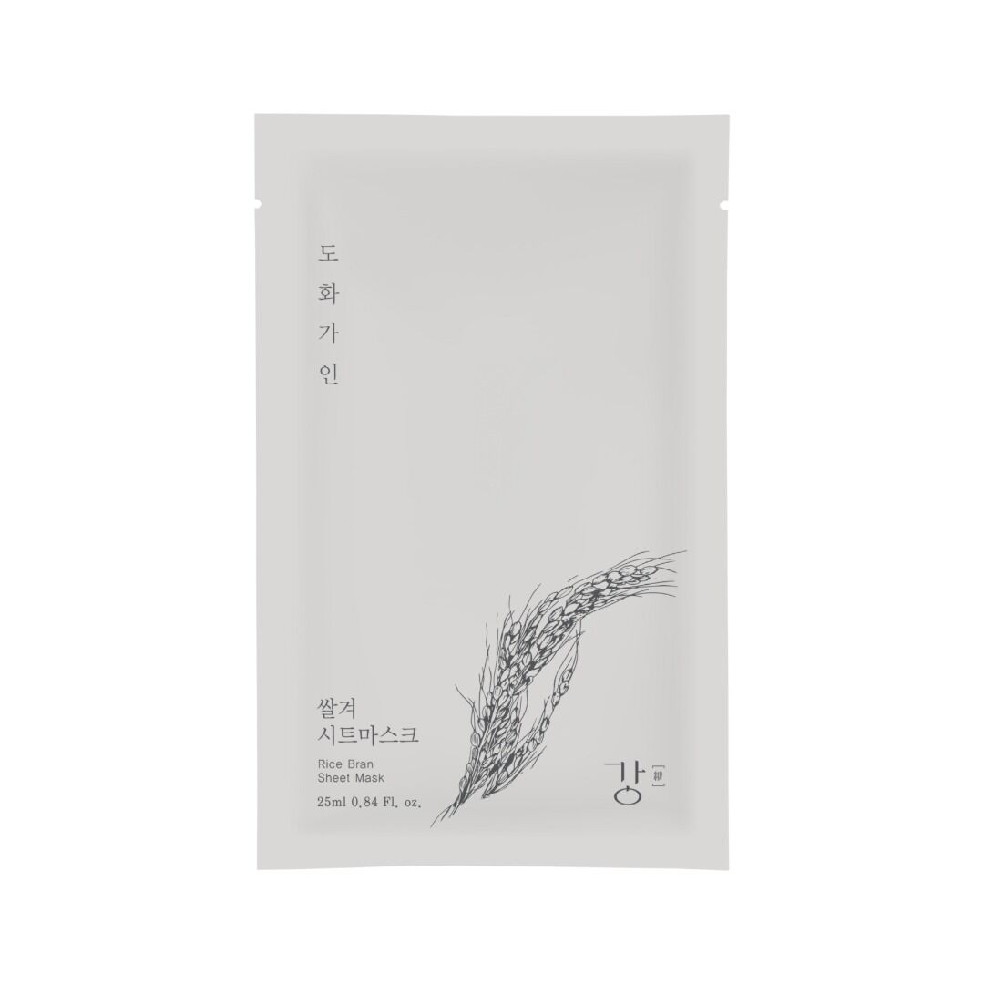  Rice bran sheet mask