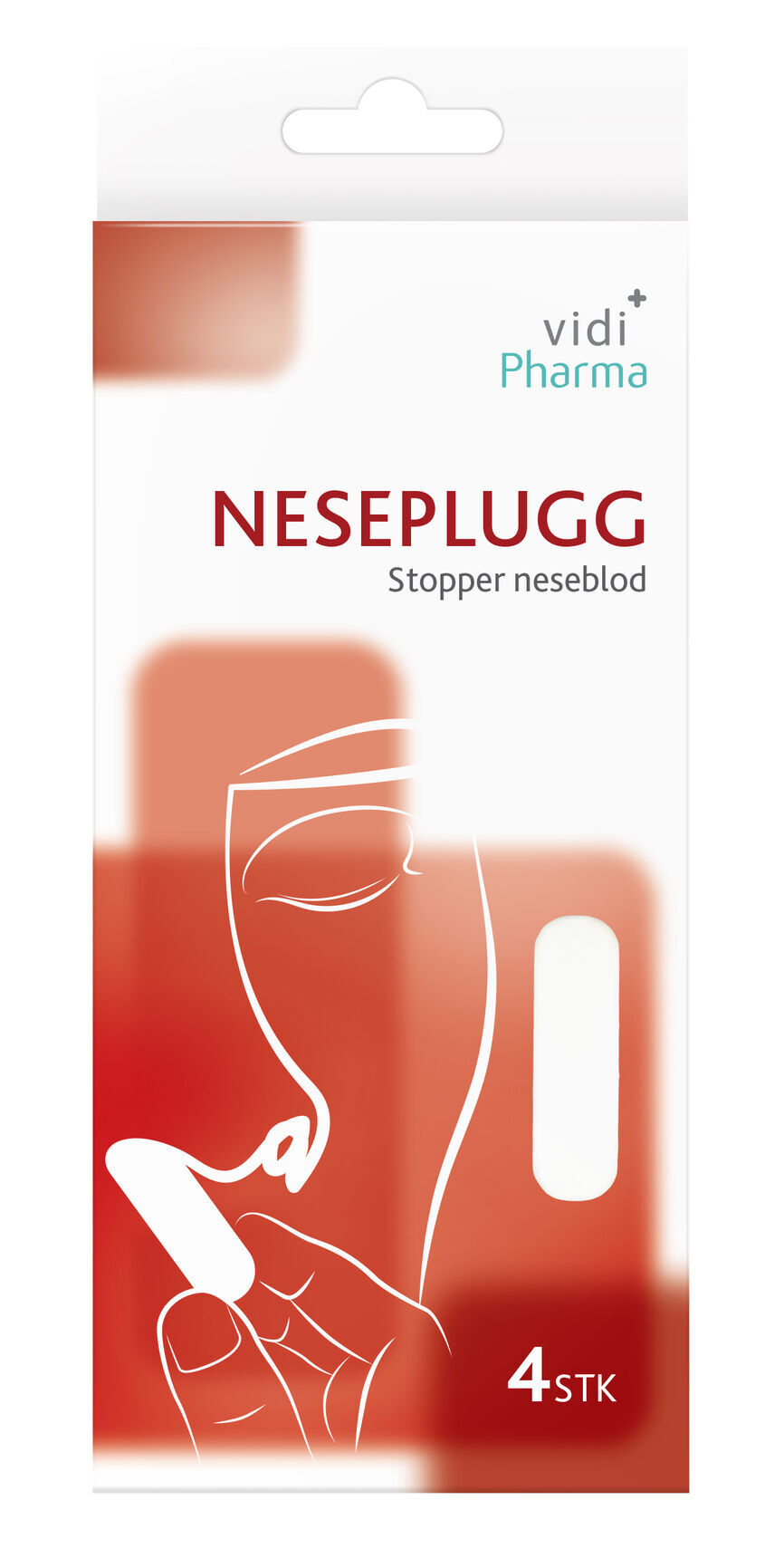 Neseplugg mot neseblod 4 stk