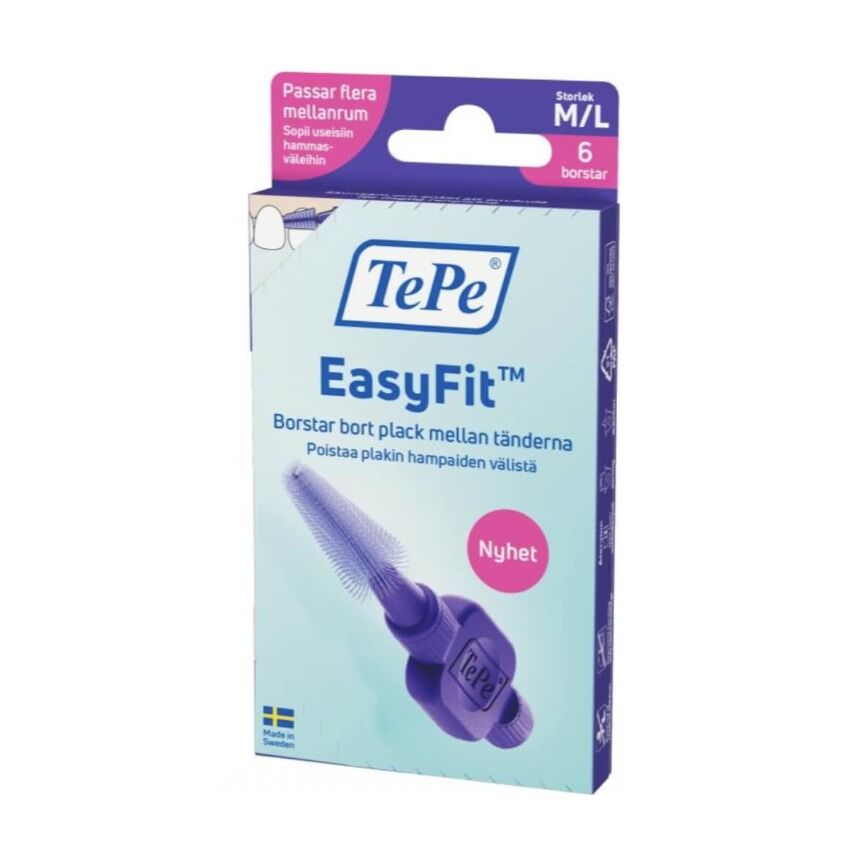 EasyFit mellomromsbørste M/L 6 stk