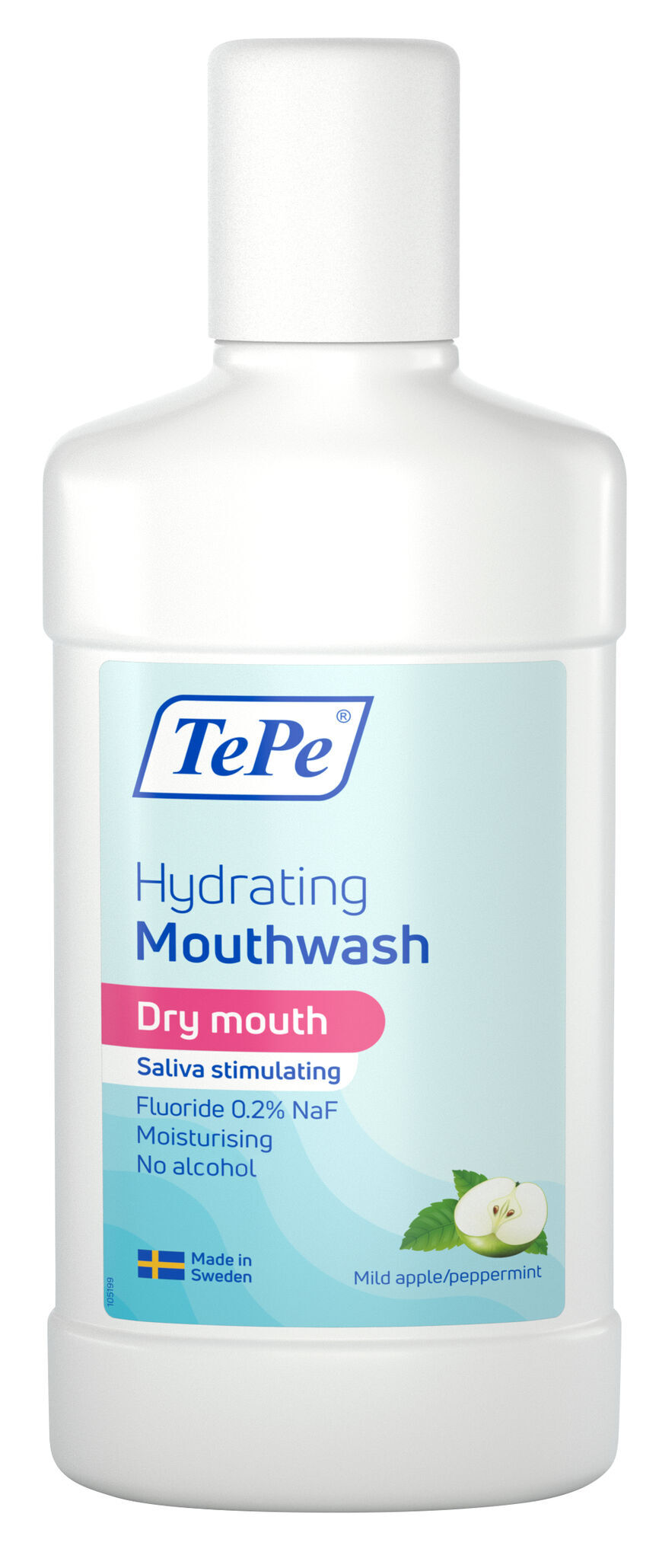 Hydrating Mouthwash mild eple- og peppermyntesmak 500 ml