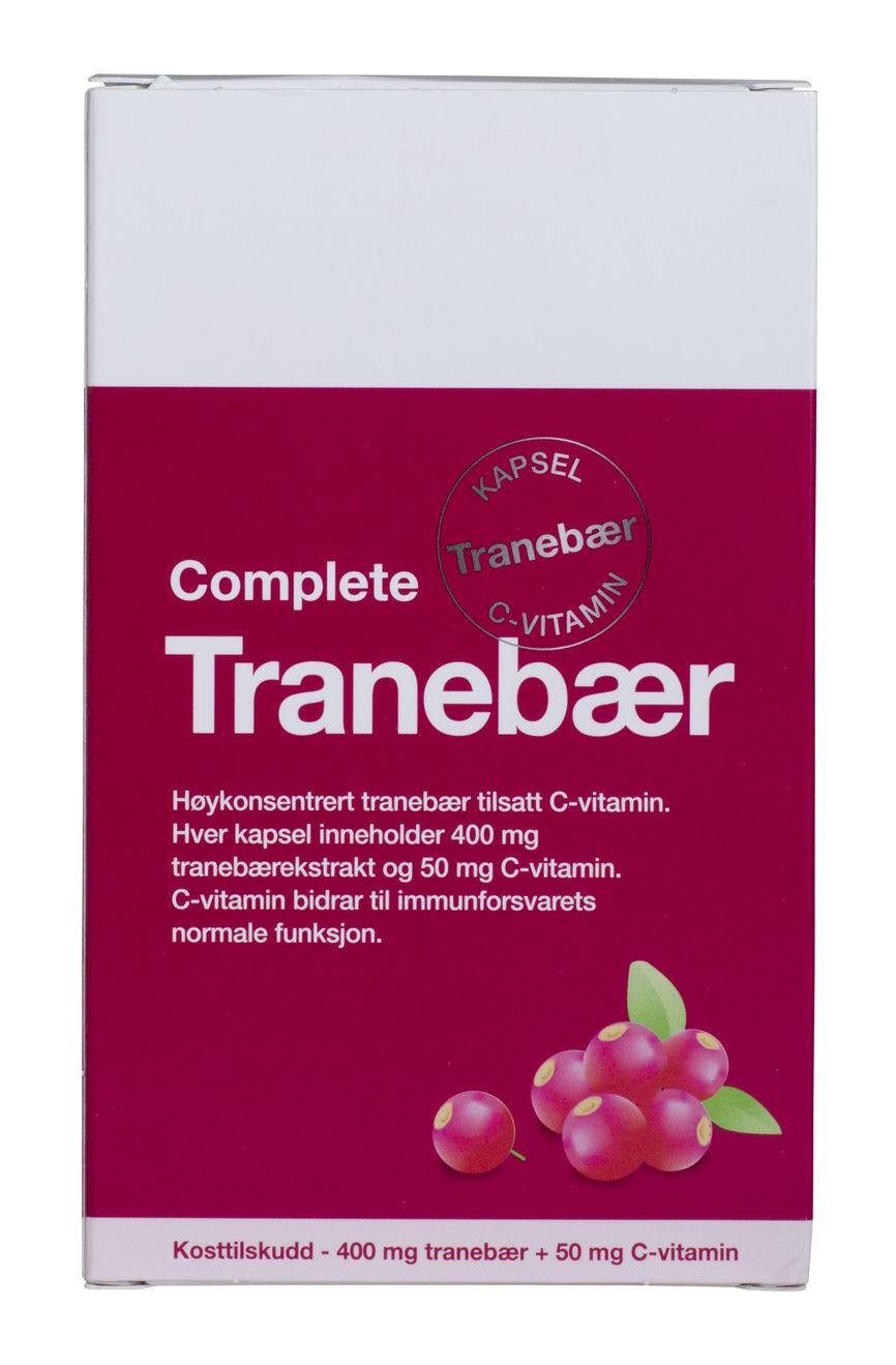 Tranebær & C-vitamin kapsler 60 stk.