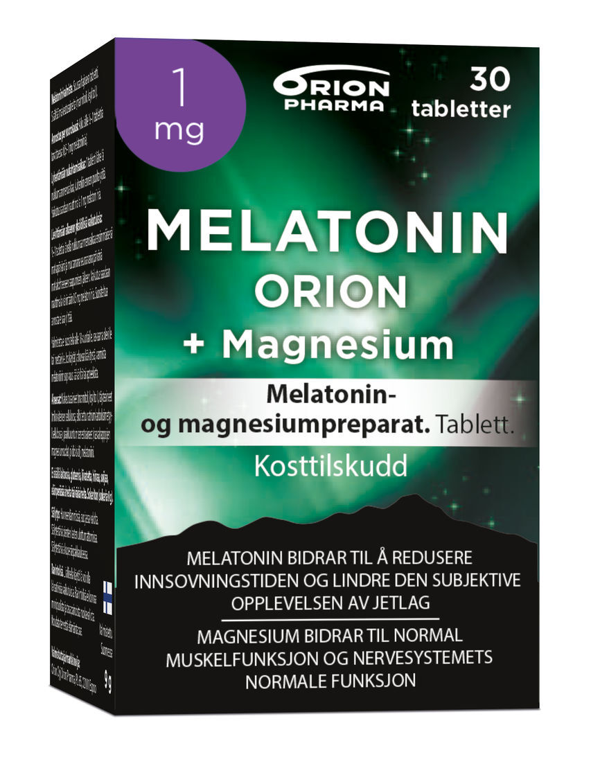 1 mg tablett + Magnesium 30 stk.