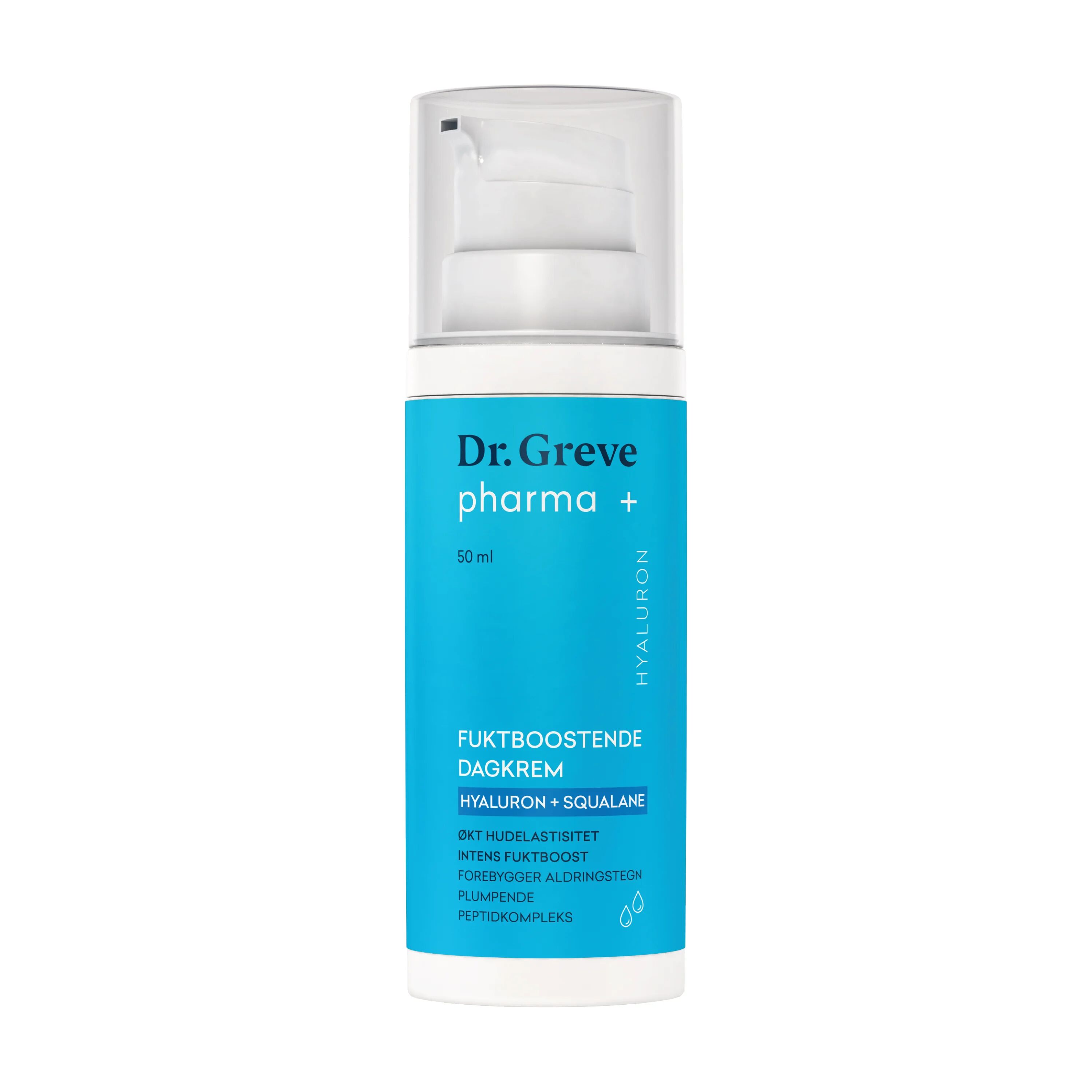 Hyaluron + Squalane Fuktboostende Dagkrem 50 ml
