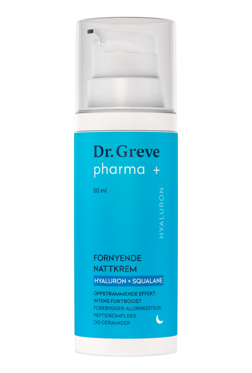 Hyaluron + Squalane Fornyende Nattkrem 50 ml