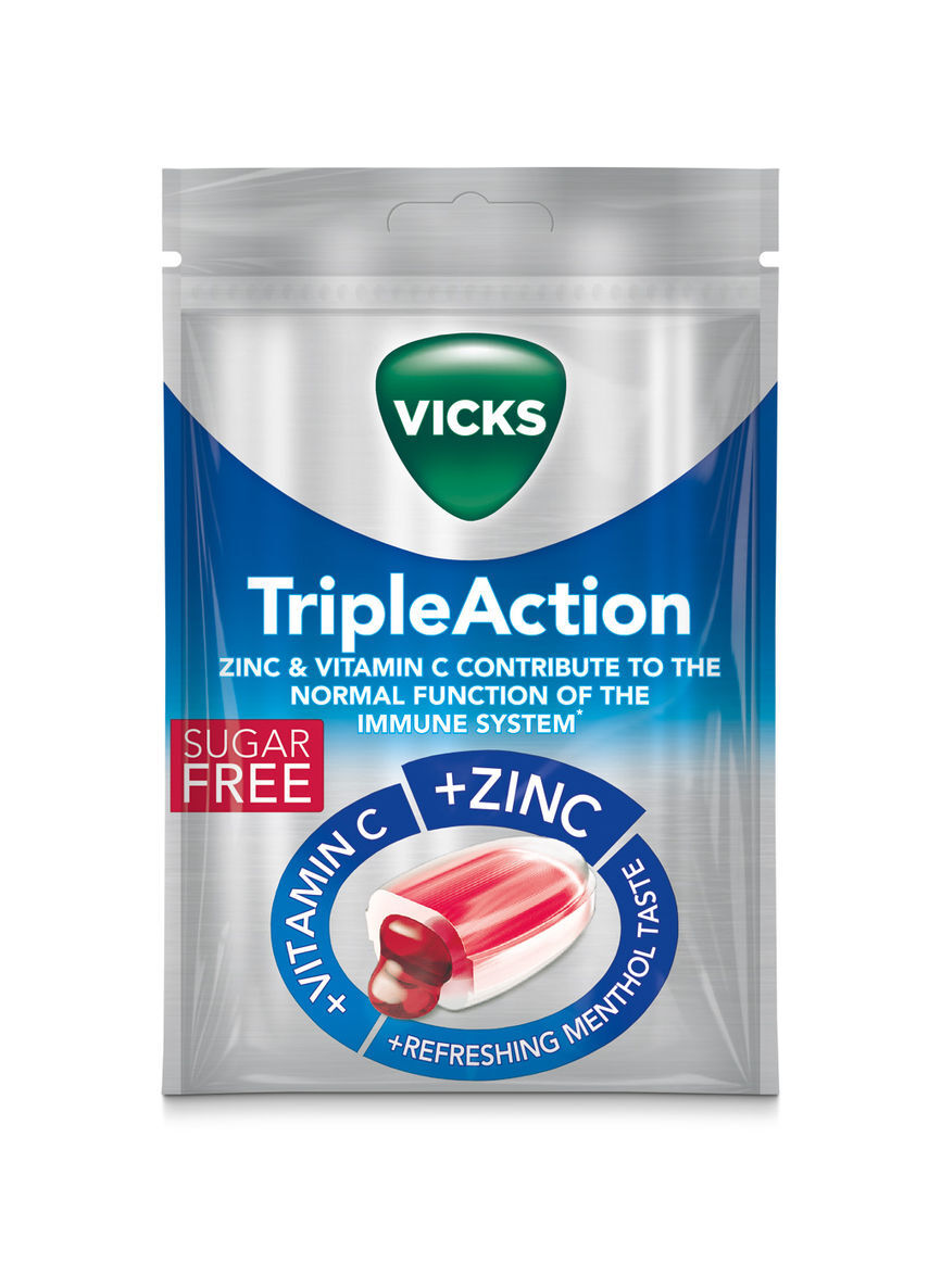 Triple Action Halstabletter 72 gram