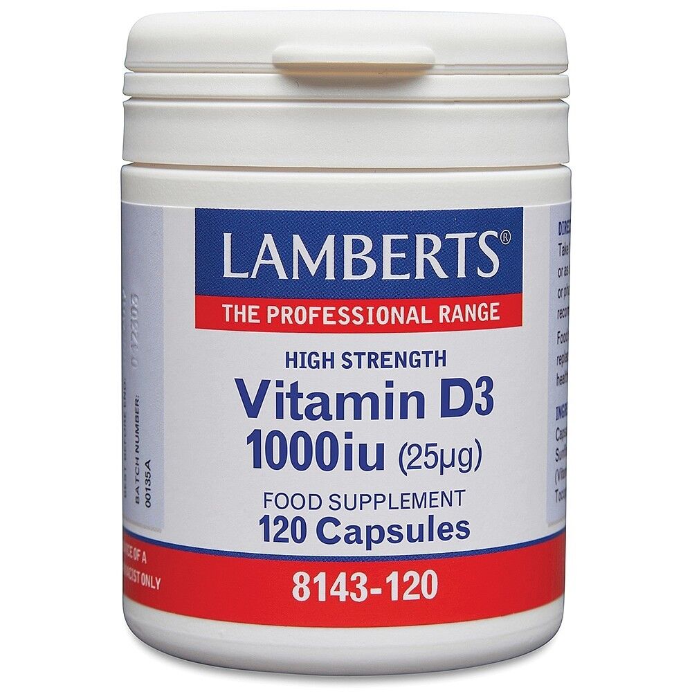 D-vitamin - 120 kapslar 1000 iu