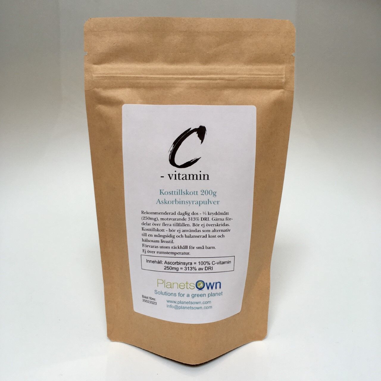 C-vitamin – Askorbinsyra 200g