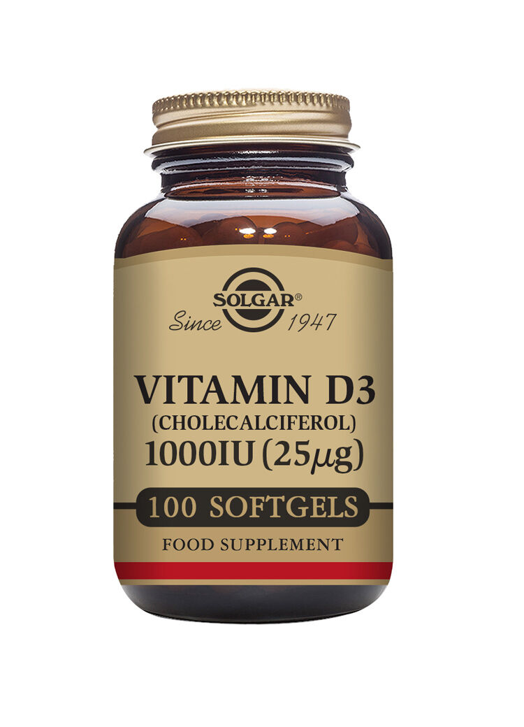 Vitamin D3 1000 IU 100 kapslar
