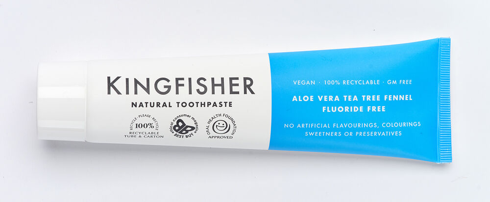 Tandkräm Aloe vera, te och fänkål 100ml (Utan Fluor)