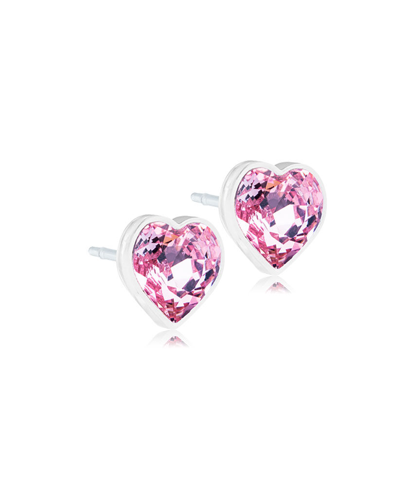 MP Heart 6 mm Light rose 1 par