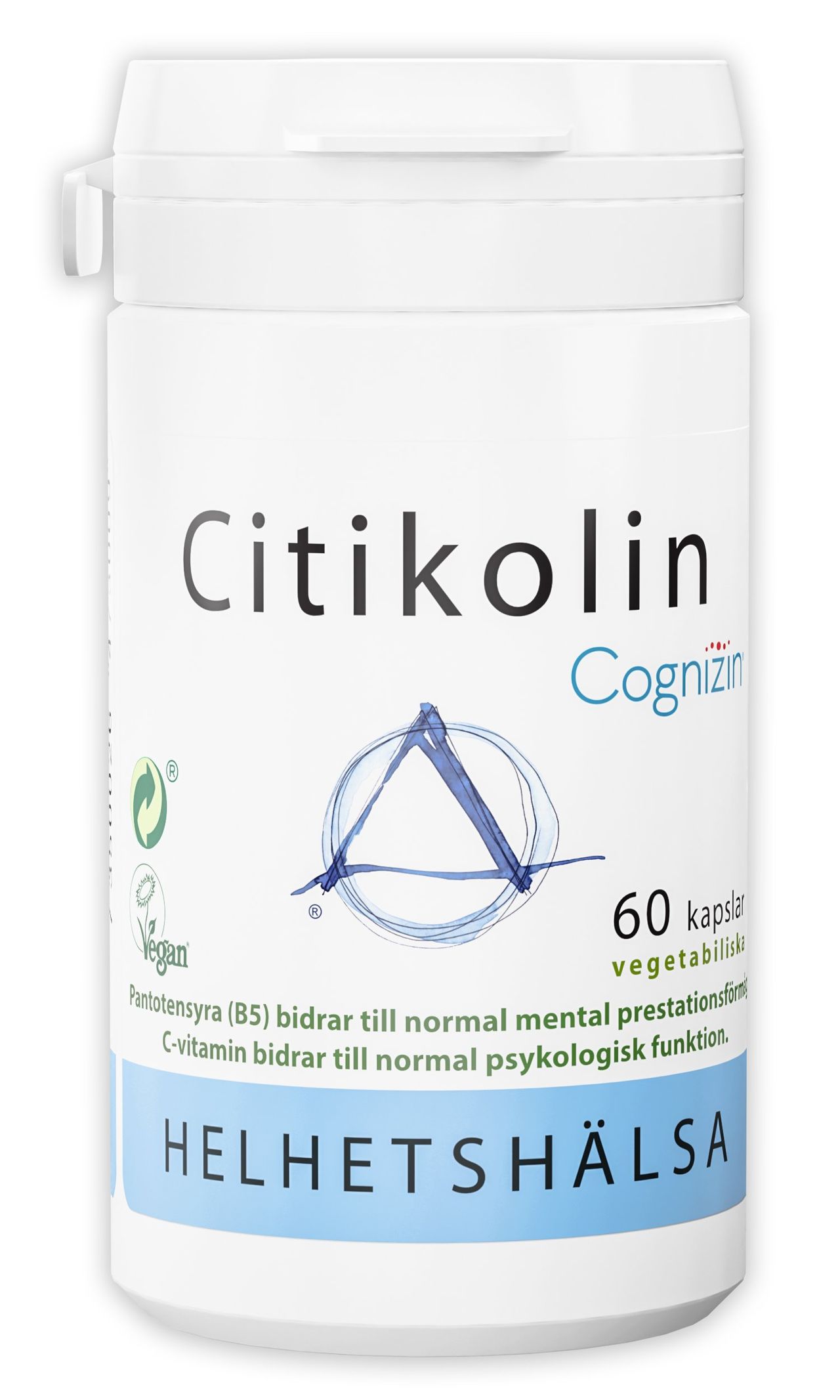 Citikolin Cognizin® 250mg 60 kapslar