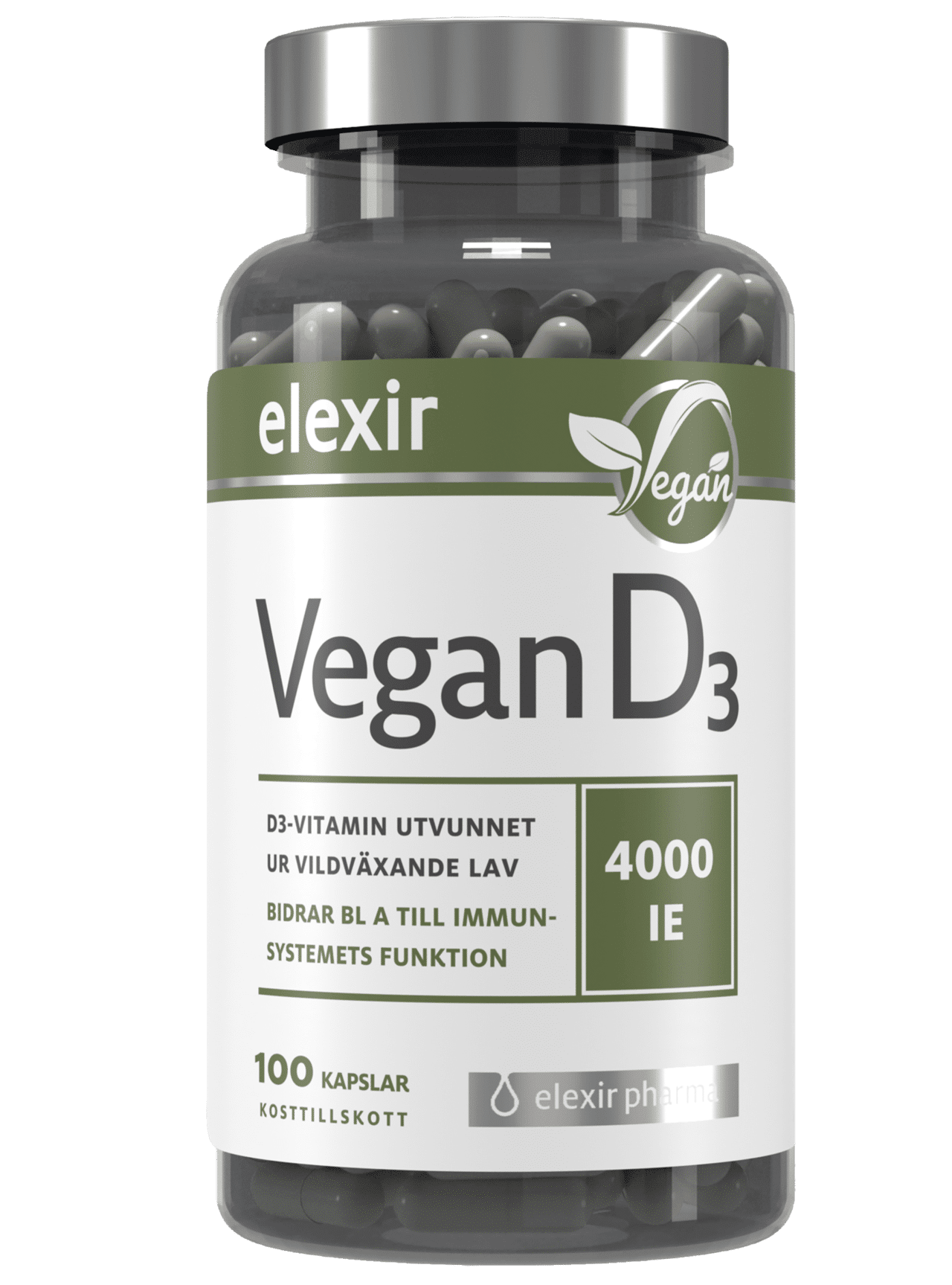 Vegan D3 4000IE 100 kapslar