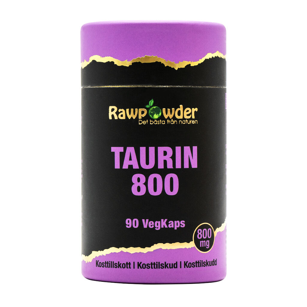 Taurin 800mg 90 kapslar