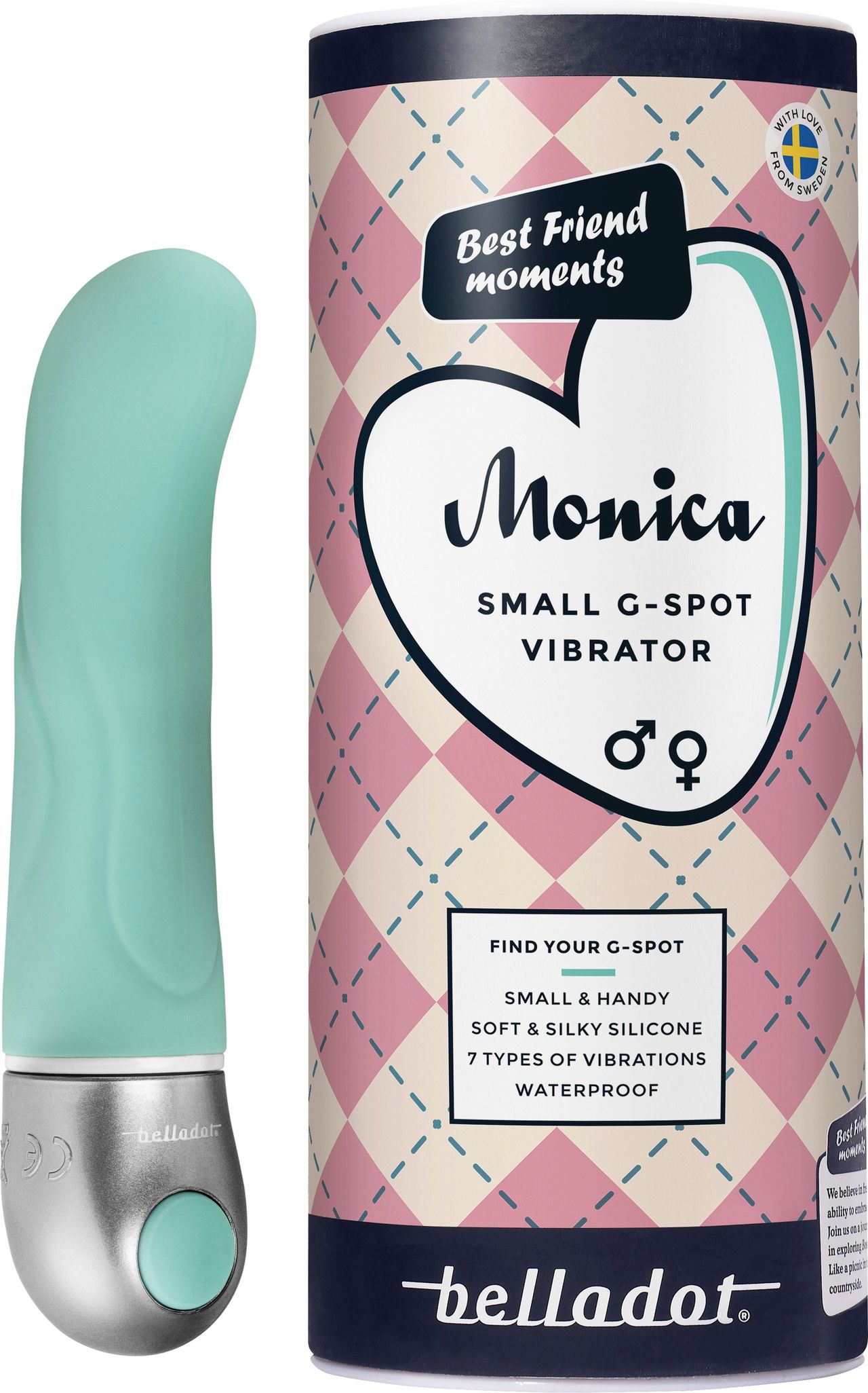 Monica Liten G-punktsvibrator Grön