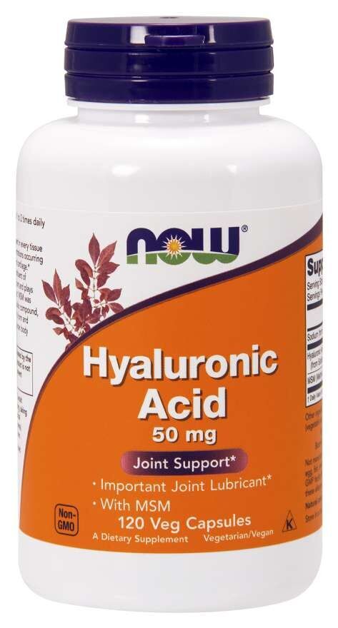 Hyaluronic Acid 50 mg MSM 120 vegkapslar