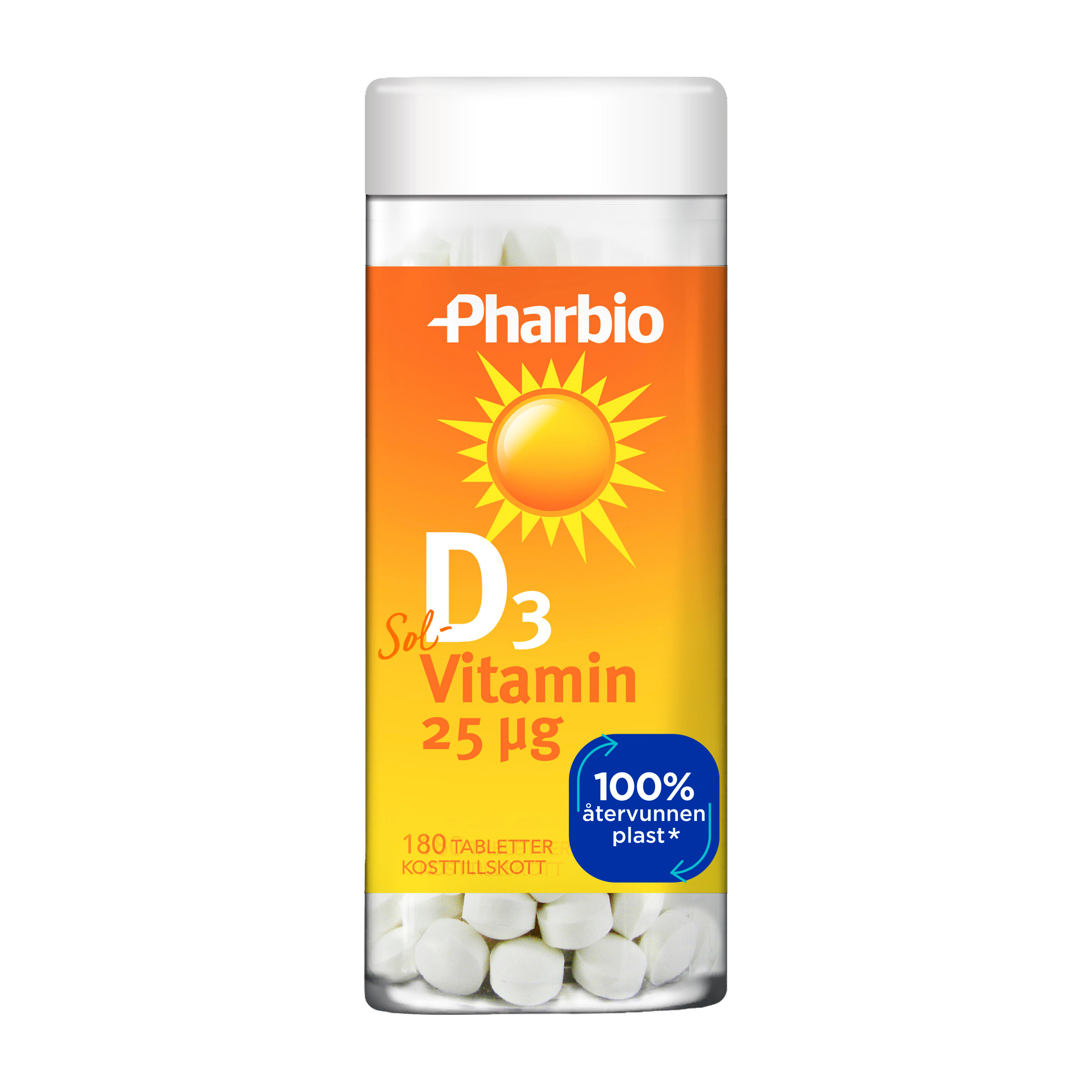 D3 Vitamin 180 tabletter