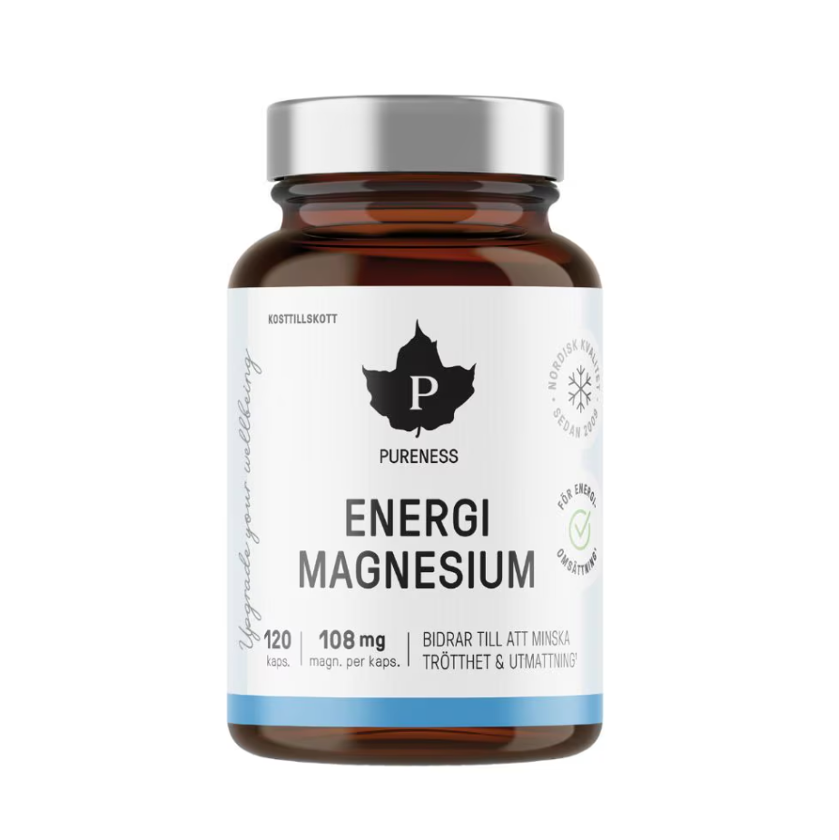 Energi Magnesium 120 kapslar