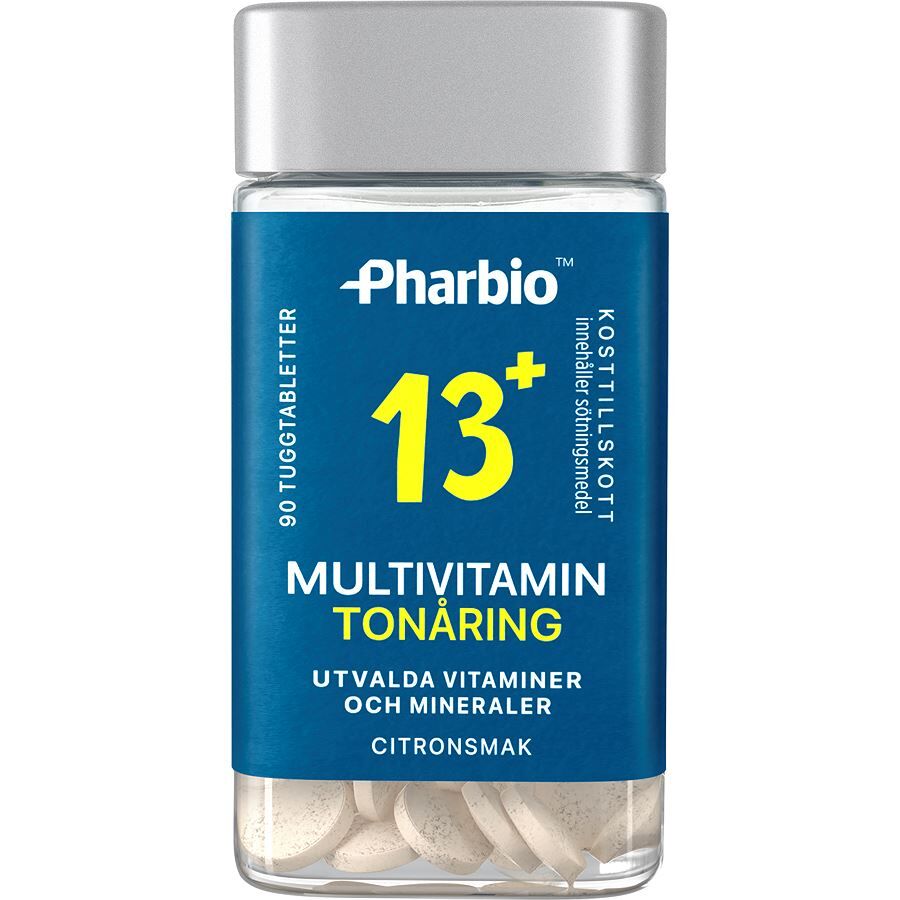 Multivitamin Tonåring 13+ 90 tuggtabletter