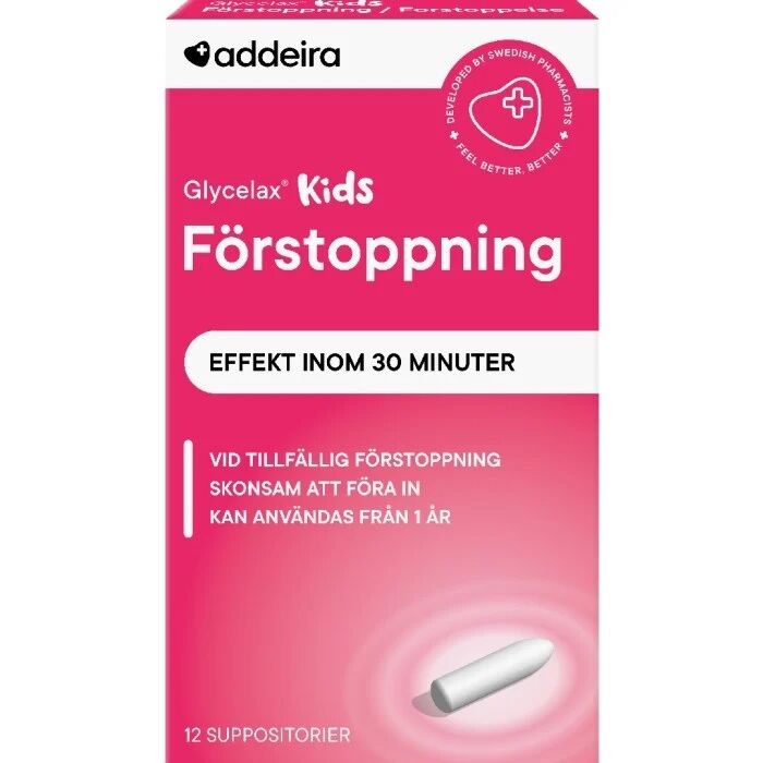 Glycelax Kids Förstoppning 12 suppositorier