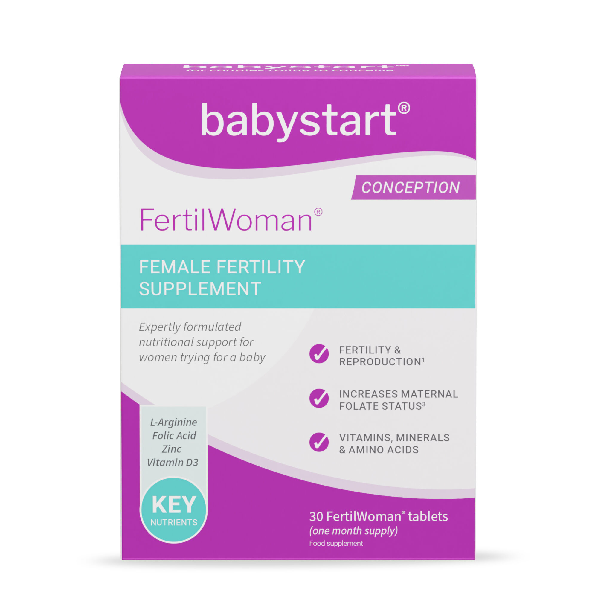 Näringsstöd för kvinnlig fertilitet FertilWoman 30t