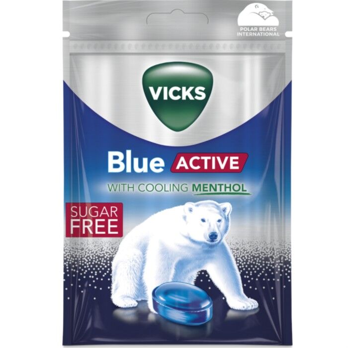 Active Cooling Menthol sockerfri 72 g