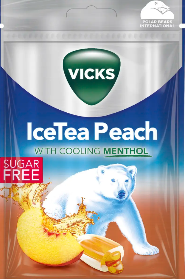 IceTea Peach Sockerfri 72 g