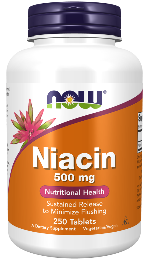 Niacin 500mg SR 250 tabletter
