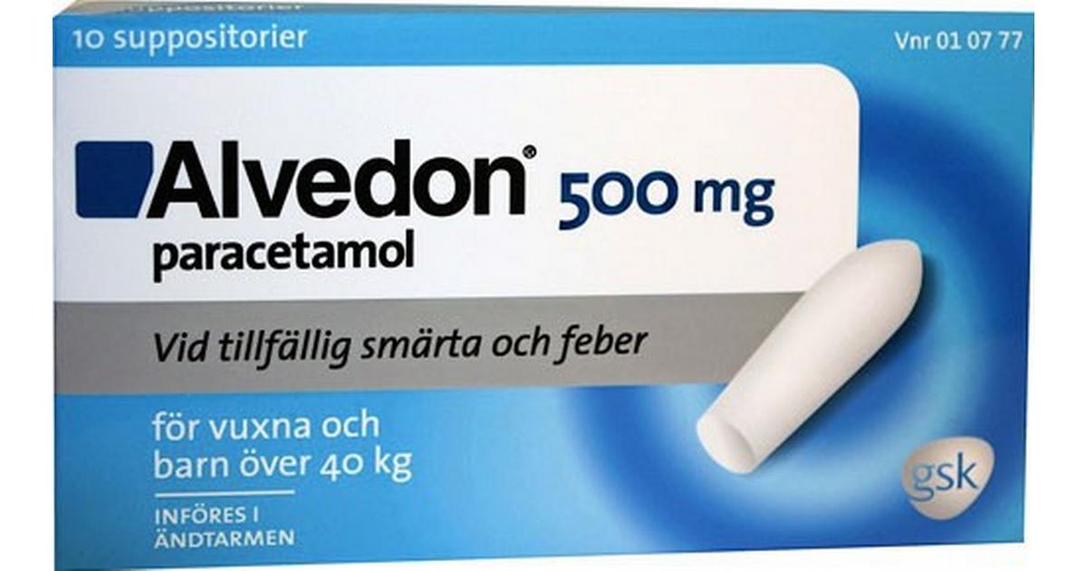 Suppositorium 500 mg 10 st 40kg+