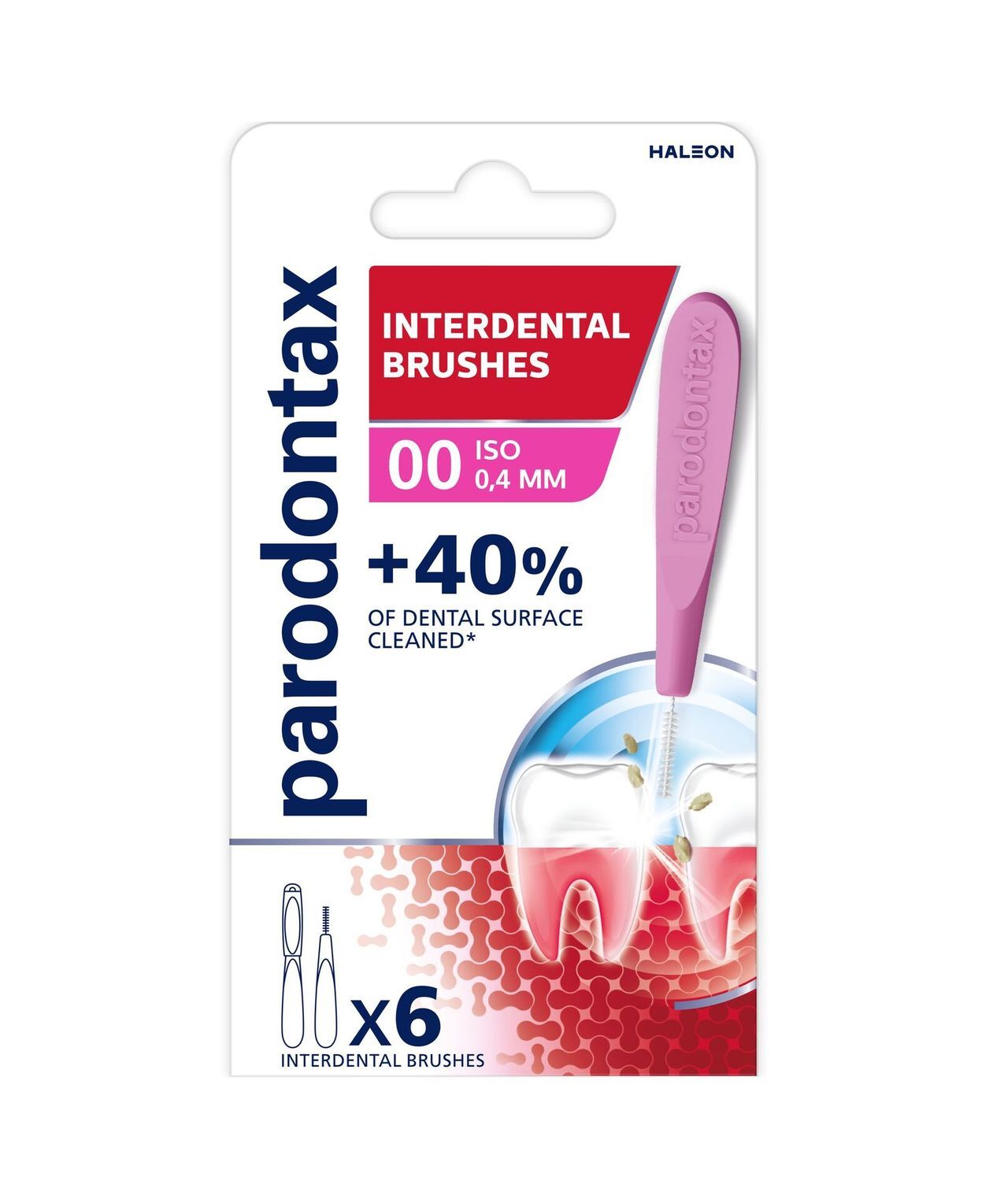 Mellanrumsborste 0,4mm 6st