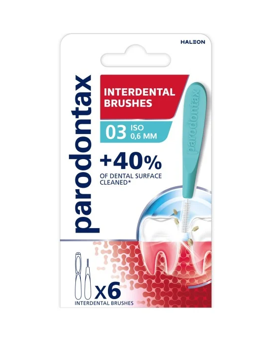 Mellanrumsborste 0,6 mm 6-pack