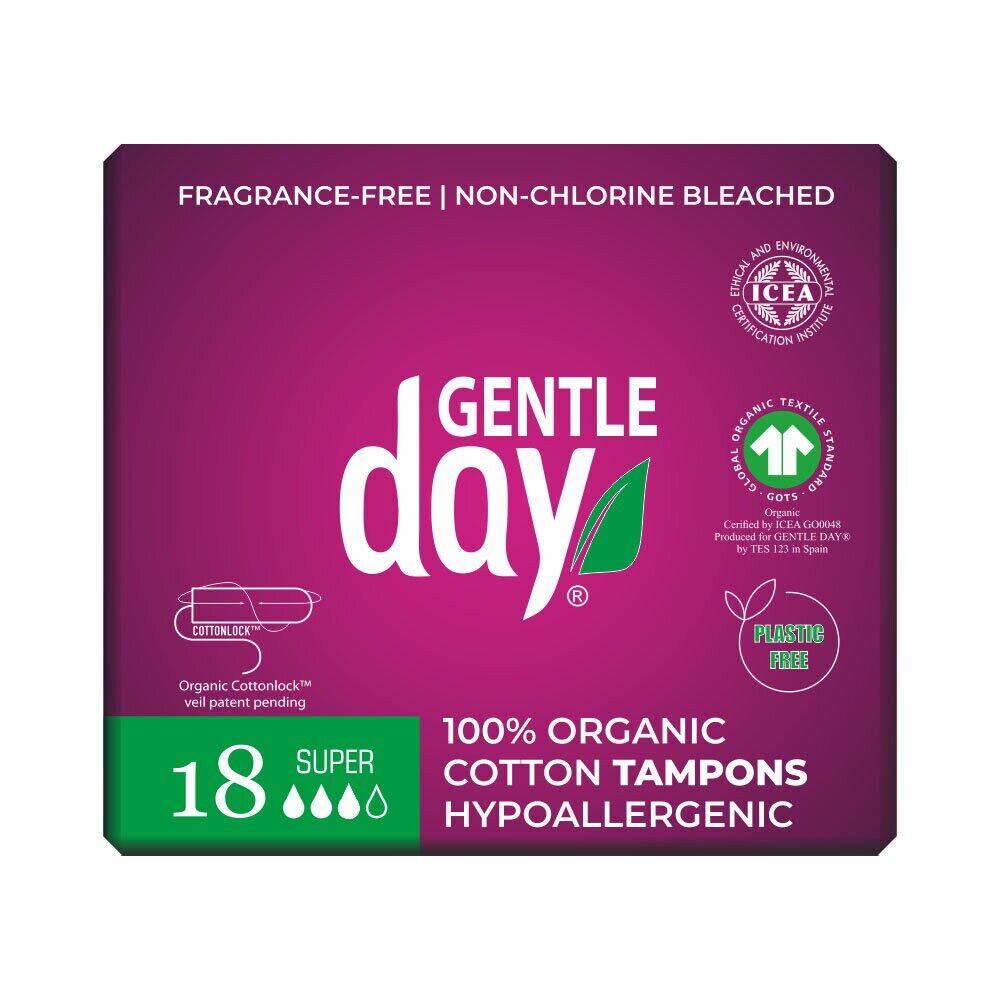 Tamponger bomull super 18 st