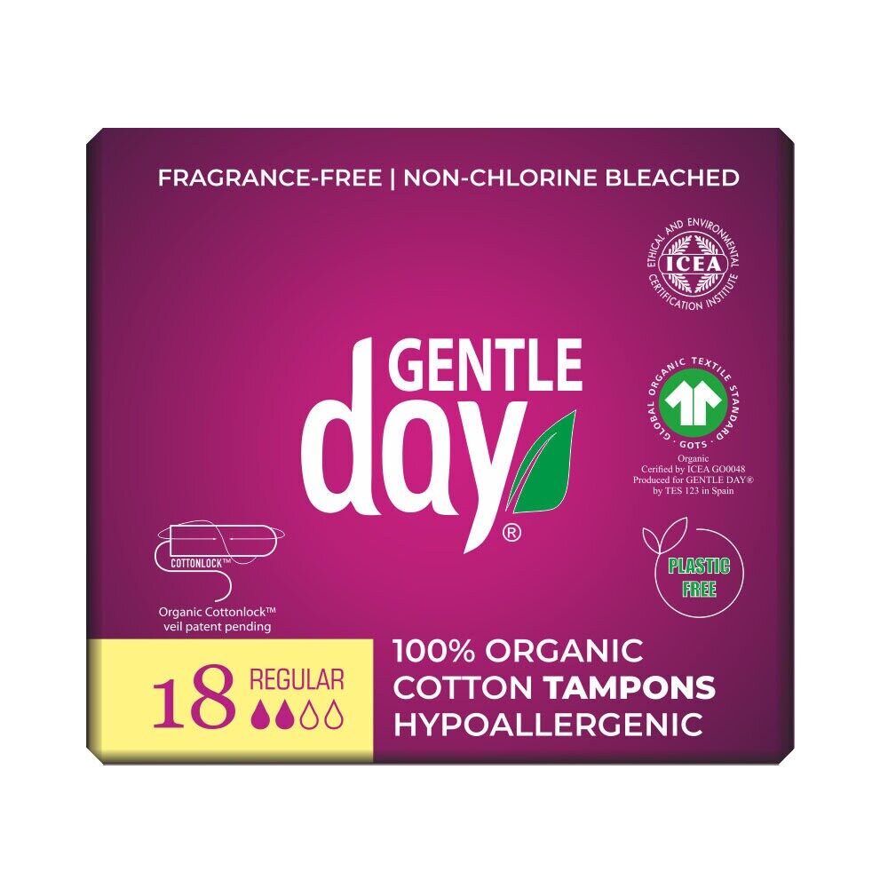 Tamponger bomull regular 18 st