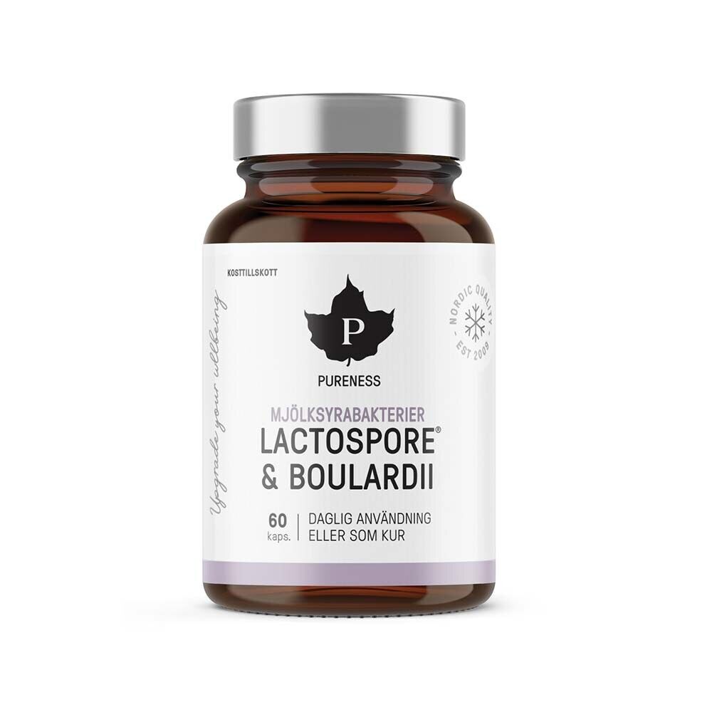 Mjölksyrabakterier + Boulardii 60 kapslar