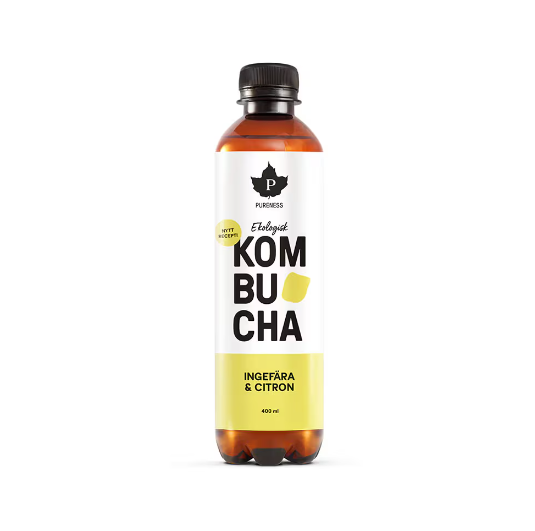 Kombucha, Ingefära & Citron 400 ml