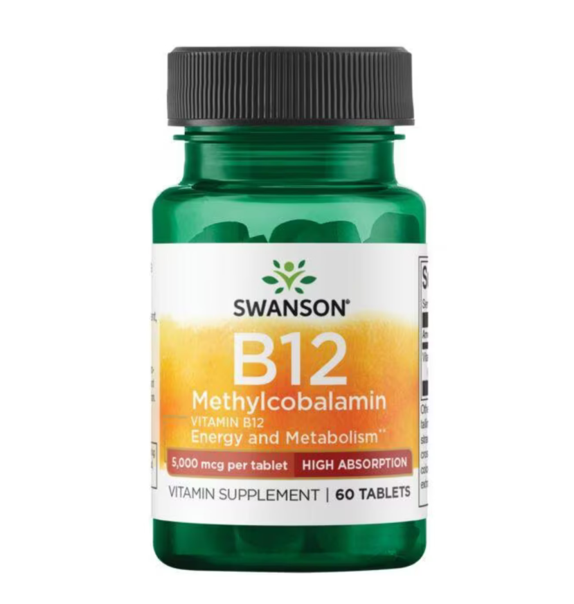 B12 Methylcobalamin 5000mcg 60t