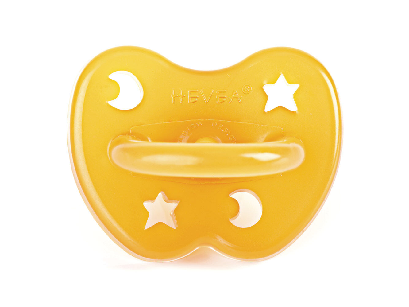 Hevea Napp Ortodontisk - Stjärna & Måne - 3-36 mån