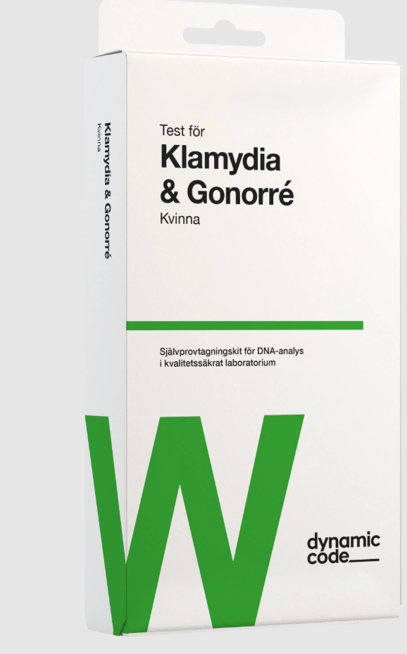 Test för Klamydia & Gonorré kvinna, 1 st