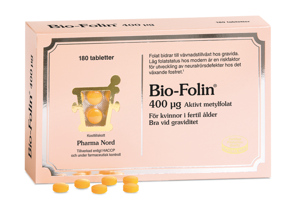 Folsyra - Bio-Folin 180 tabletter