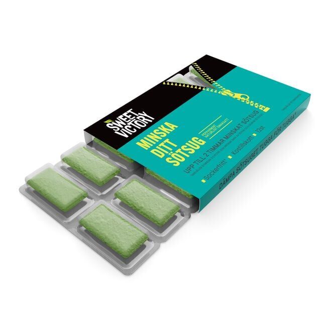 Sockerblockerande Tuggummi Pepparmint 12 st.