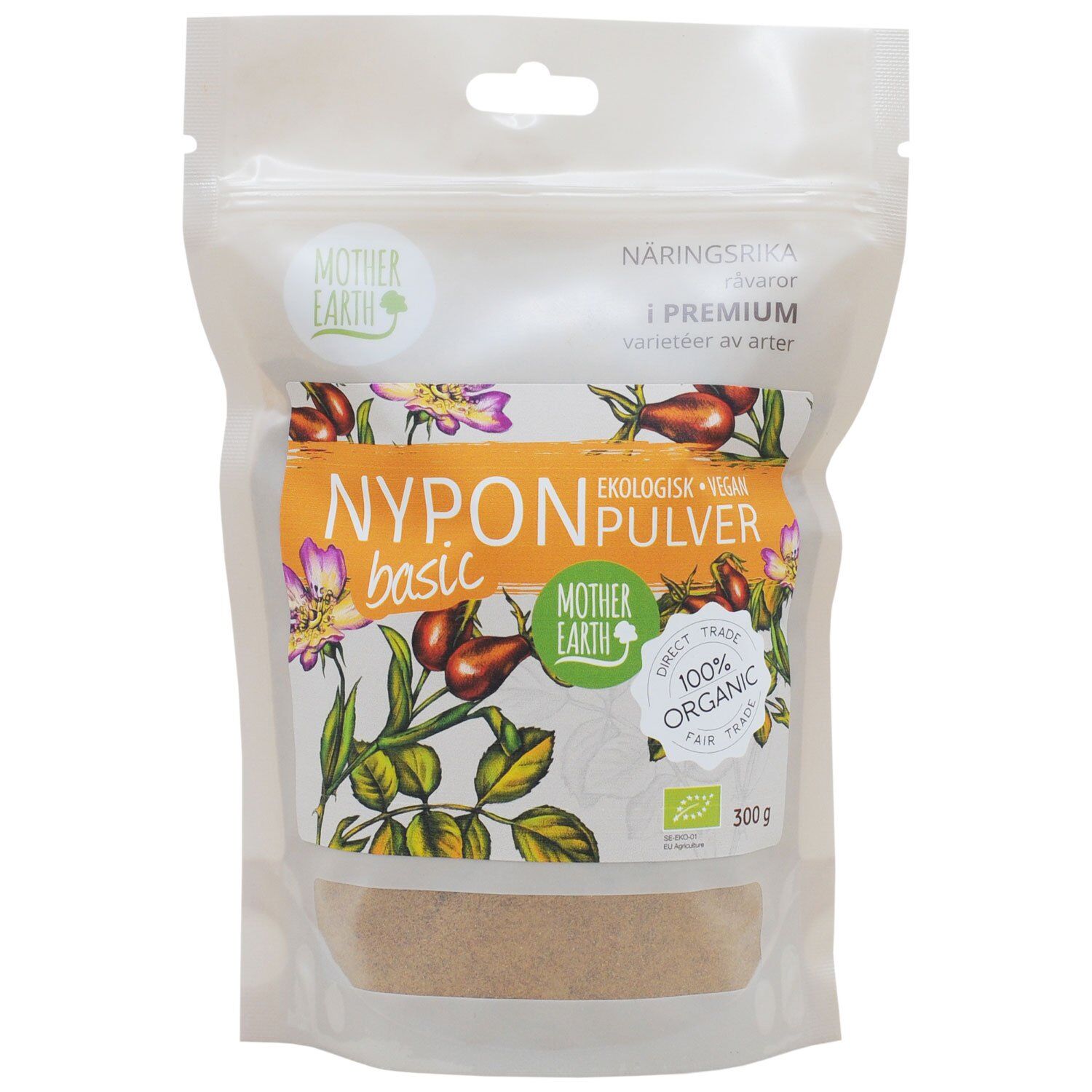 Nyponpulver RAW&EKO 300g