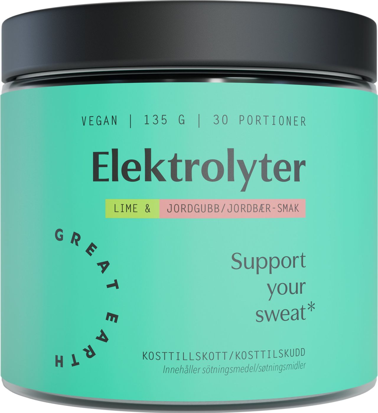 Elektrolyter Jordgubb/Lime 135 g