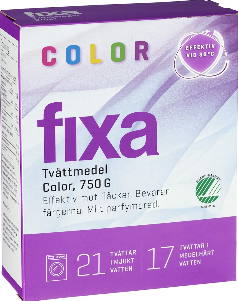 Color Tvättmedel Pulver 750g